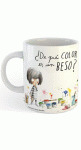 TAZA MINIMONI ¿DE QUE COLOR ES UN BESO?