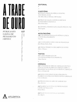 REVISTA A TRABE DE OURO, 127. PUBLICACIÓN GALEGA DE PENSAMENTO CRÍTICO