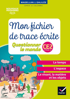 MON FICHIER DE TRACE ECRITE - CE 2