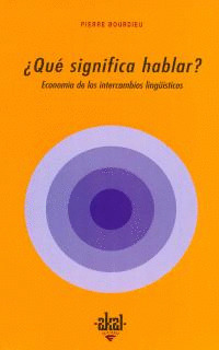 ¿QUE SIGNIFICA HABLAR?