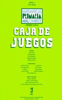 MATEMATICA PRIMARIA, 1 CAJA JUEGOS