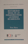 RENTABILIDAD SOCIAL INFRAESTRUCTURAS