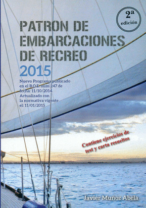 PATRON DE EMBARCACIONES DE RECREO. 2015. PER (2ª EDICIÓN)