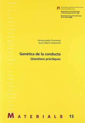 GENÈTICA DE LA CONDUCTA