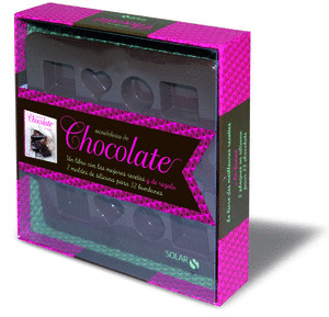 KIT MINIDELICIAS DE CHOCOLATE (LIBRO CON LAS MEJORES RECETAS Y 2 MOLDES PARA 32 BOMBONES)