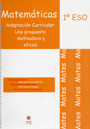 MATEMATICAS, 1 ESO. ADAPTACION CURRICULAR