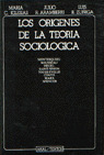** ORIGENES TEORIA SOCIOLOGICA