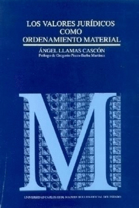 VALORES JURIDICOS COMO ORDENAMIENTO MATERIAL