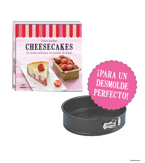 KIT CHEESECAKES (28 RECETAS DELICIOSAS DE PASTELES DE QUESO + MOLDE PROFESIONAL DE ARO DESMONTABLE)