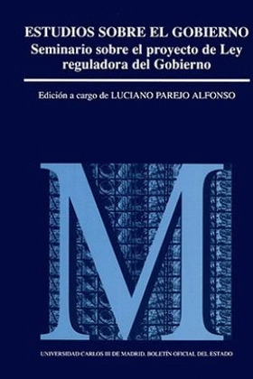 ESTUDIOS SOBRE EL GOBIERNO. SEMINARIO SOBRE PROYECTO LEY REG