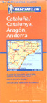 ARAGON, CATALUÑA (MAPA CARRETERAS REGIONAL MICHELIN )
