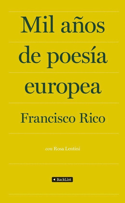 MIL AÑOS DE POESIA EUROPEA