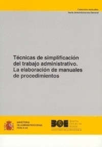 MAP-AG. TECNICAS DE SIMPLIFICACION TRABAJO ADMTVO. ELABORACI