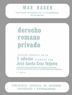 DERECHO ROMANO PRIVADO