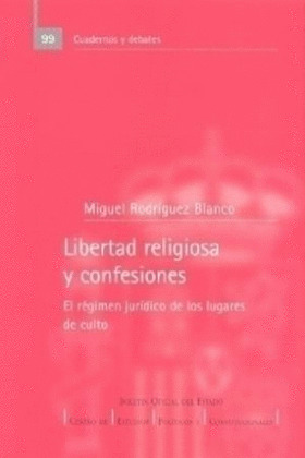 CYD99. LIBERTAD RELIGIOSA Y CONFESIONES. REGIMEN JURIDICO LU