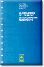EXCLUSION DERECHO SUSCRIPCION