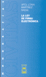 LEY FIRMA ELECTRONICA