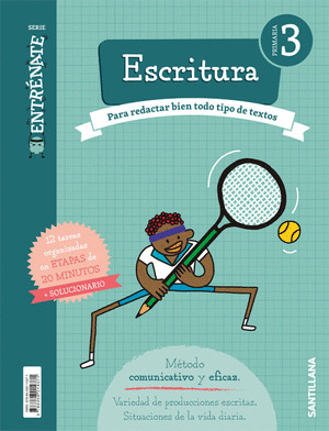 CUADERNO ESCRITURA SERIE ENTRENATE 3º PRIMARIA