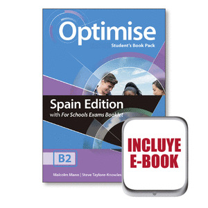 OPTIMISE B2 EXAM BOOKLET STUDENT'S BOOK PACK