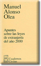 APUNTES SOBRE LEYES EXTRANJERIA 2000