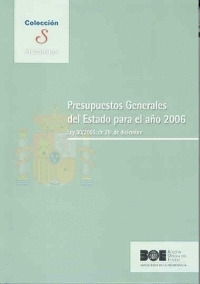 PRESUPUESTOS GENERALES DEL ESTADO PARA 2006