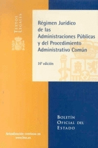 TL88. REG.JUR.ADMONES.PUBLICAS Y PROC.ADMTVO.COMUN (16ª ED.)