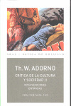 CRÍTICA DE LA CULTURA Y SOCIEDAD II. INTERVENCIONES, ENTRADAS