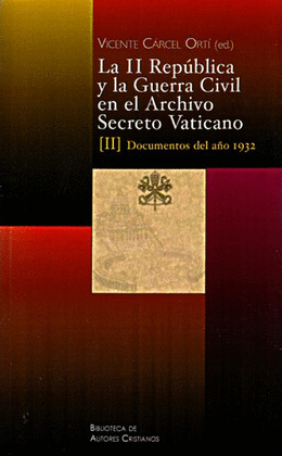II REPUBLICA GUERRA CIVIL ARCHIVO SECRETO VATICANO 3