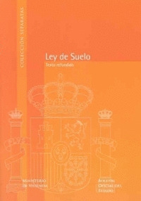 LEY DE SUELO. TEXTO REFUNDIDO