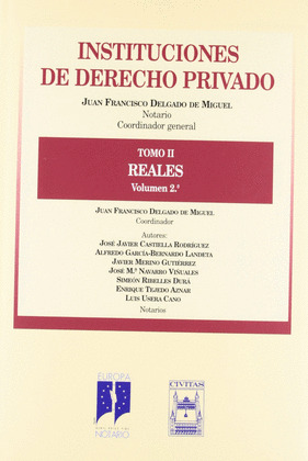 INSTITUCIONES DERECHO PRIVADO T2 VOL 2 REALES