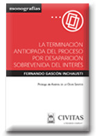 TERMINACION ANTICIPADA DESAPARICION SOBREVENIDA IN