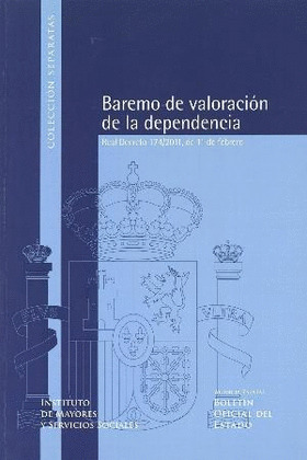 BAREMO DE VALORACIÓN DE LA DEPENDENCIA