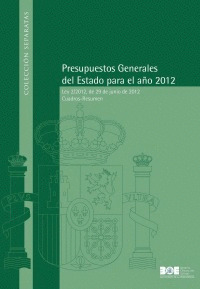 2012-PRESUPUESTOS GENERALES DEL ESTADO AÑO 2012