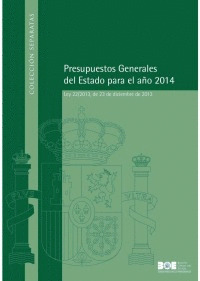 PRESUPUESTOS GENERALES DEL ESTADO PARA EL AÑO 2014