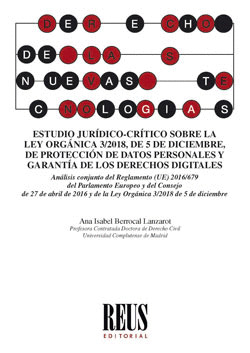 ESTUDIO JURIDICO-CRITICO SOBRE LA LEY ORGANICA 3/2018, DE 5 DE DICIEMBRE, DE PRO