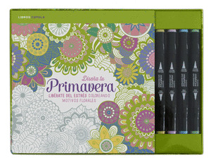 DISEÑA TU PRIMAVERA (KIT CUADERNO Y ROTULADORES)