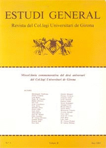 ESTUDI GENERAL 1. MISCEL·LÀNIA COMMEMORATIVA DEL DESÈ ANIVERSARI DEL COL.LEGI UN