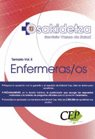 ENFERMERAS/OS  EL SERVICIO VASCO DE SALUD - OSAKIDETZA. TEMARIO VOL. II