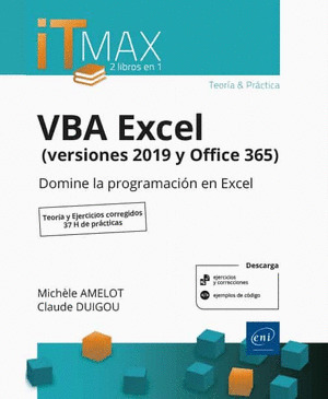 VBA EXCEL VERSIONES 2019 Y OFFICE 365 TEORIA Y EJERCICIOS