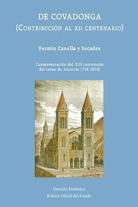 DE COVADONGA (CONTRIBUCION AL XII CENTENARIO)
