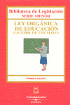 LEY ORGÁNICA DE EDUCACIÓN: (LO 2/2006, DE 3 DE MAYO)