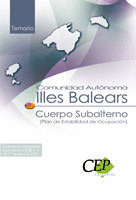 CUERPO SUBALTERNO COMUNIDAD AUTÓNOMA DE ILLES BALEARS (PLAN DE ESTABILIDAD DE OC