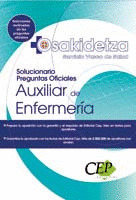 AUXILIAR DE ENFERMERÍA SERVICIO VASCO DE SALUD - OSAKIDETZA. SOLUCIONARIO PREGUN