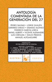 ANTOLOGIA COMENTADA DE LA GENERACION DEL 27