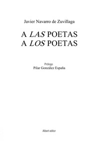 A LAS POETAS, A LOS POETAS