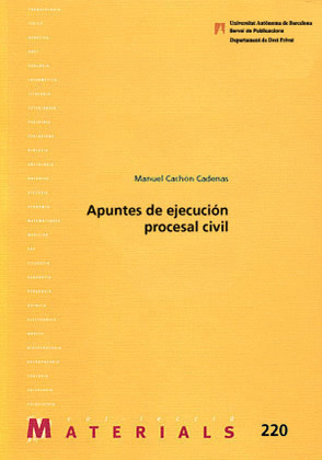 APUNTES DE EJECUCIÓN PROCESAL CIVIL