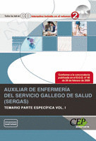 09. SERGAS. TEMARIO ESPECIFICO AUXILIAR DE ENFERMERIA. VOLUMEN I