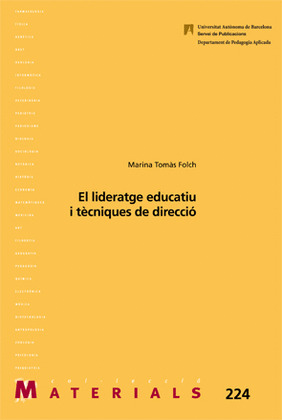 EL LIDERATGE EDUCACTIU I TECNIQUES DE DIRECCIO