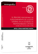 PRINCIPIO MAYORITARIO DEL FUNCIONAMIENTO DE LA JUNTA GENERAL EN SOCIEDAD RESPONSABILIDAD LIMITADA