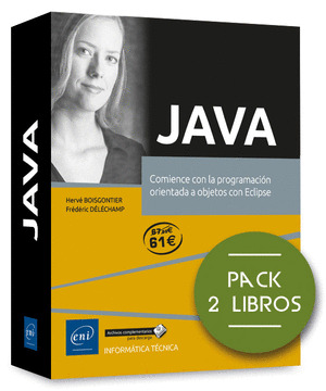JAVA PACK DE 2 LIBROS COMIENCE CON LA PROGRAMACION ORIENTAD